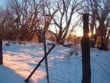 New Year's Eve Sunset Beginning - Taos, New Mexico
